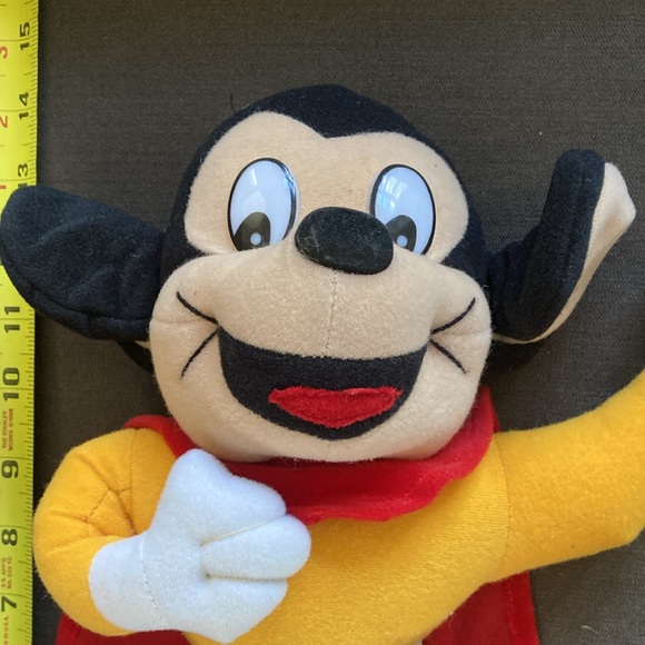 Vintage Terrytoons Viacom 14" Mighty Mouse Stuffed Plush - 1997 - Picture 7 of 7